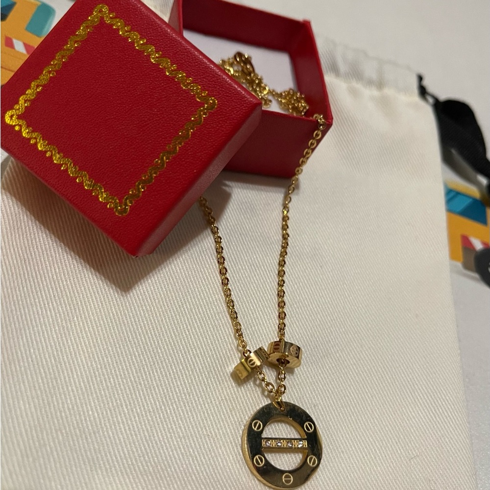 Gold necklace
